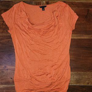 Banana Republic Slouch Neck Orange Top